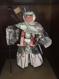 Asian warrior doll