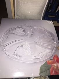 Glass Serving Plate