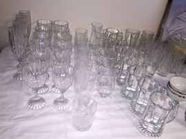 Glassware sets (Stemware sold)