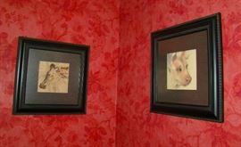 A. E London Framed African Art