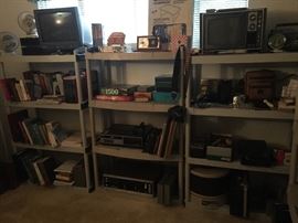 electronics =books camera -gadgets etc room