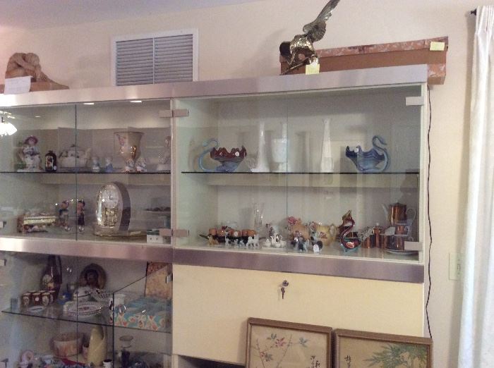 Collectors shelving with nice collectibles
