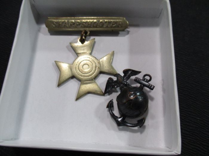 WWI Marines Sharp Shooter Medal