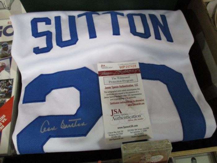 Autographed Sutton Jersey with COA