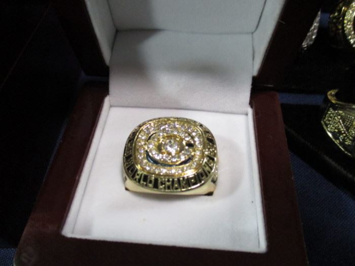 replica chicago bears championship ring