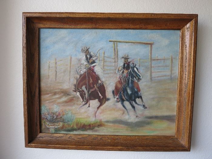 Old Western Painting