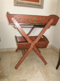 Dupuis Butler Stand w/ Removable Shelves - Folds