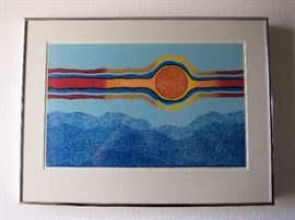 Vintage "The Source" Serigraph - Signed, #'d, 