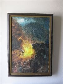 Native American Dancers Painting