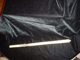 Carved Ivory Asian Pipe