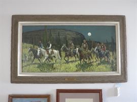 Large Austin Deuel Painting - Midnight Marauders