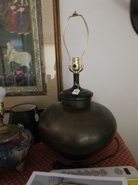 Nice Old Brass Lamp