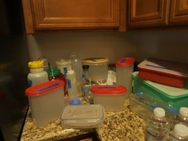 Assortment of Tupperware
