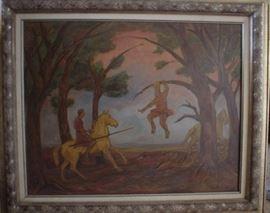 Listed Artist - Francis Drexel Smith - Old Arts and Crafts Era Painting