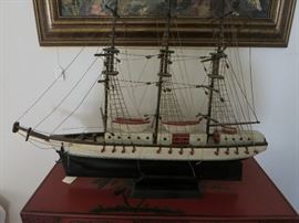 Antique Wood Clipper Ship
