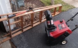 Toro snowblower and ladder!