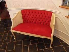 Beautiful Velvet Bench!