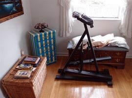 Exercise machine and storage chests!