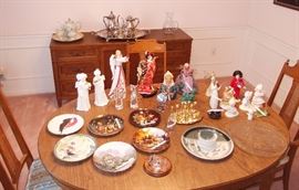 German Tea Service, Sillverplate Tea Service and assorted collectibles!
