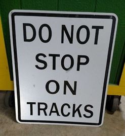 Rail Road Crossing Sign