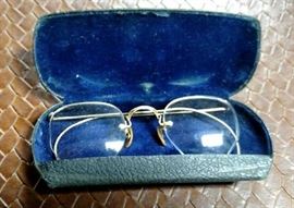 Vintage Gold Rimmed Glasses (Plated)