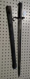 Terni 24" Italian Bayonet Pre-WWI with Leather Sheath