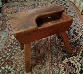 Primitive Work Table with Cubby