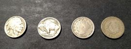 Indian Head and Morgan Head Nickels