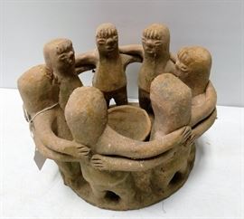 Folk Art Pottery Piece