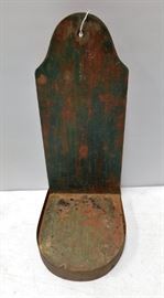 Antique Wood Candle Sconce