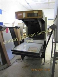 Itek Graphix plate maker 622S w/ manual, 54x95x72