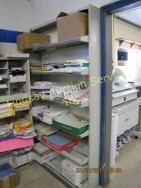 2 Wright metal adjustable shelf units, 14x49x83
(CONTENTS NOT INCLUDED)