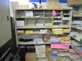 2 pc Metal shelf unit, 15x68x65 (CONTENTS NOT INCLUDED)