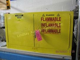 JustRite Metal flammable storage cabinet 18x43x24
25 (CONTENTS NOT INCLUDED)
