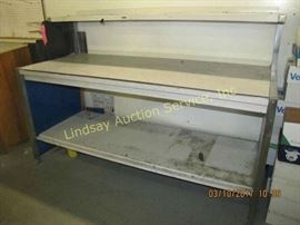 Metal work bench 28x71x68