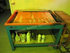 Sandmar plate washing table 40x51 5x35.5