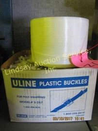 Uline plastic strapping &buckles