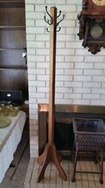 Oak Coat Rack