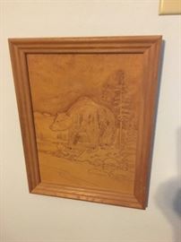 Leather Tooled Picture