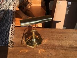 Brass Bankers lamp