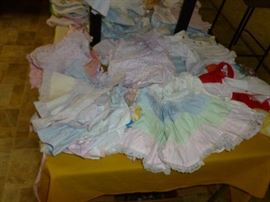 lots of baby clothes