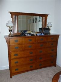 Large dresser & mirror