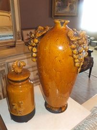 beautiful Tuscany vase- container - never used. $70