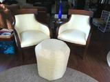 Sam Moore (Hooker furn.) Leather uphol. Chairs