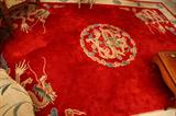 Great looking chinese dragon rug with excellent pile.
