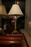 Matching pair of decorator lamps.