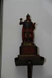 Wood carving, small Santo, 19th Century, 15" high.