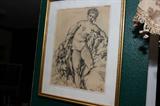 Outstanding nude charcoal.