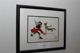 #5 - Animation - Peter Pan. SERICEL. The art for the serigraph was carefully selected by Disney artist from the original animation drawing.