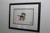 #6 - Animation - On Ice. SERICEL. The art for the serigraph was carefully selected by Disney artist from the original animation drawing.